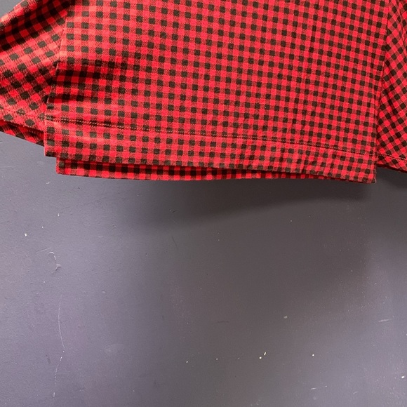 J. Jill Red and Black Relaxed Long Sleeve Blouse - Picture 3 of 4